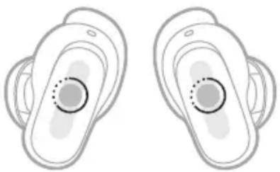 BOSE QuietComfort Earbuds II - Pikavalinnan käytäminen - 1