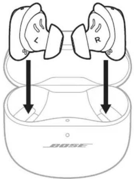 BOSE QuietComfort Earbuds II - Mise hors tension - 1