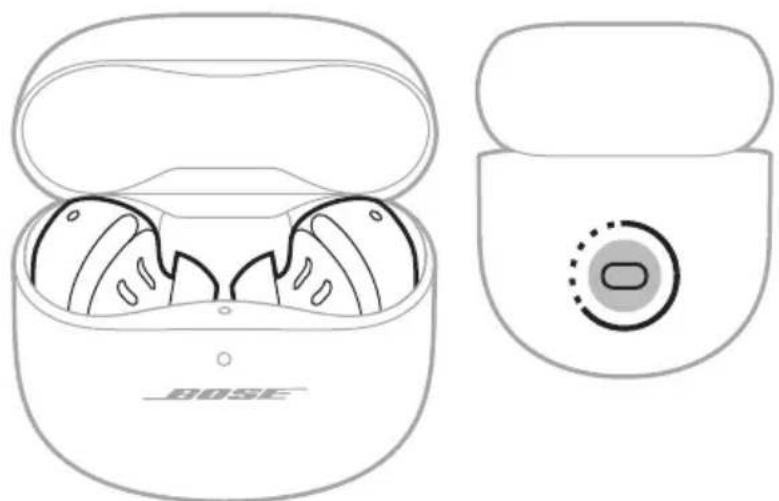 BOSE QuietComfort Earbuds II - 重新啟動耳機和充電盒 - 1
