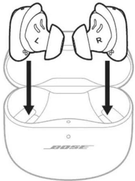 BOSE QuietComfort Earbuds II - WYŁACZANIE ZASILANIA - 1
