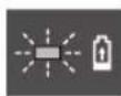 BOSCH GAL 18V20 Professional - Flashing green battery charge level indicator (3) - 1