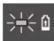 BOSCH GAL 18V20 Professional - Continuously illuminated green battery charge level indicator (3) - 1
