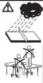 CORNILLEAU 200 X Outdoor - PRECAUTIONS - 1