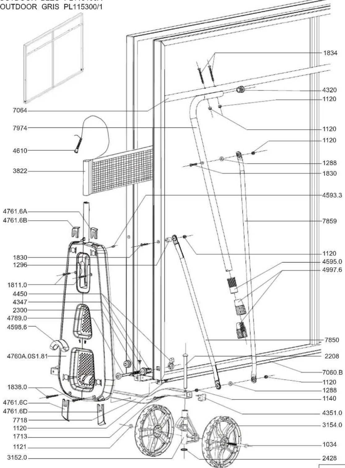 CORNILLEAU 100 X Outdoor - 1