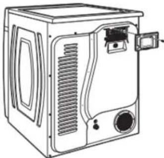 MAYTAG MED5430MW - Remove terminal block cover - 1