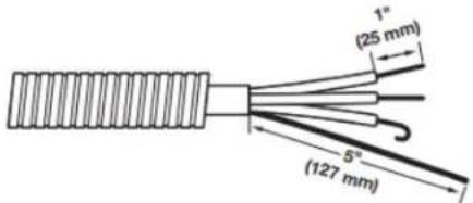 MAYTAG MED5430MW - Prepare your 4-wire cable for direct connection - 1