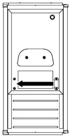 MAYTAG MIM1554ZRS - Inversion du sens d'installation de la gâche de porte - 1
