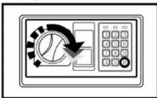 Olymp GOsafe 50D - Aprière la porta con il codice utente - 3