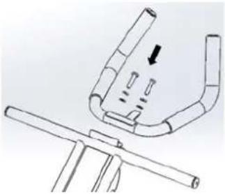VitalMaxx 02678 - Step I: Mounting the handle bar - 1