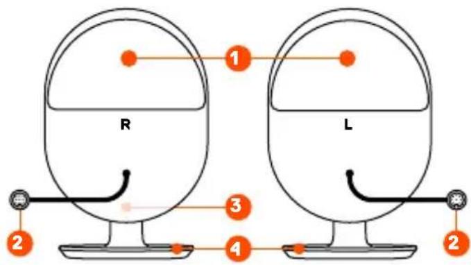 STEELSERIES Arena 9 - REAR SPEAKERS - 1