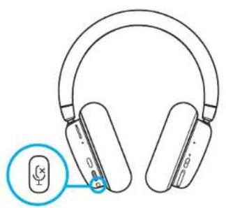 LOGITECH G735 - Silenciar/Reactivar micrófono - 1