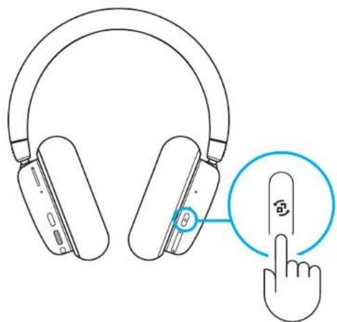 LOGITECH G735 - Alternando entre LIGHTSPEED/AUX. &amp; Bluetooth® - 1