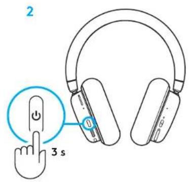 LOGITECH G735 - INSTRUÇÕES DE CONFIGURAÇÃO - 2
