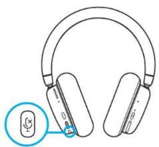 LOGITECH G735 - Activer/désactiver la sourdine sur le microphone - 1