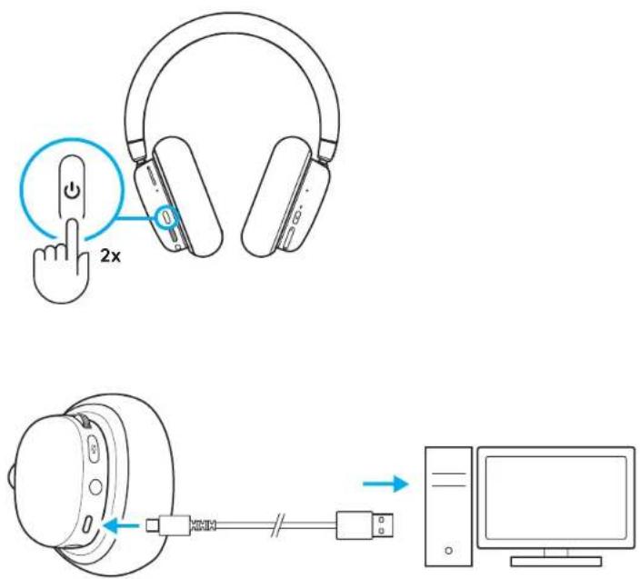 LOGITECH G735 - Charge de la batterie - 1