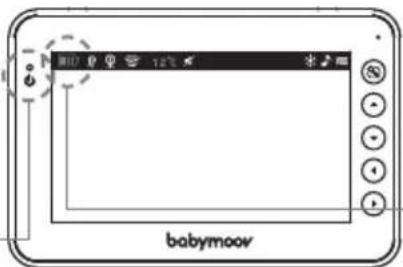 BABYMOOV YOOMOOV - Statut et rechargement de la batterie - 1