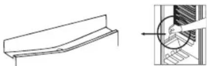INDESIT I55TM 4110 S 1 - Scomparto frigo: - 1
