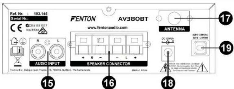 Fenton AV380BT - FACE Arriere - 1