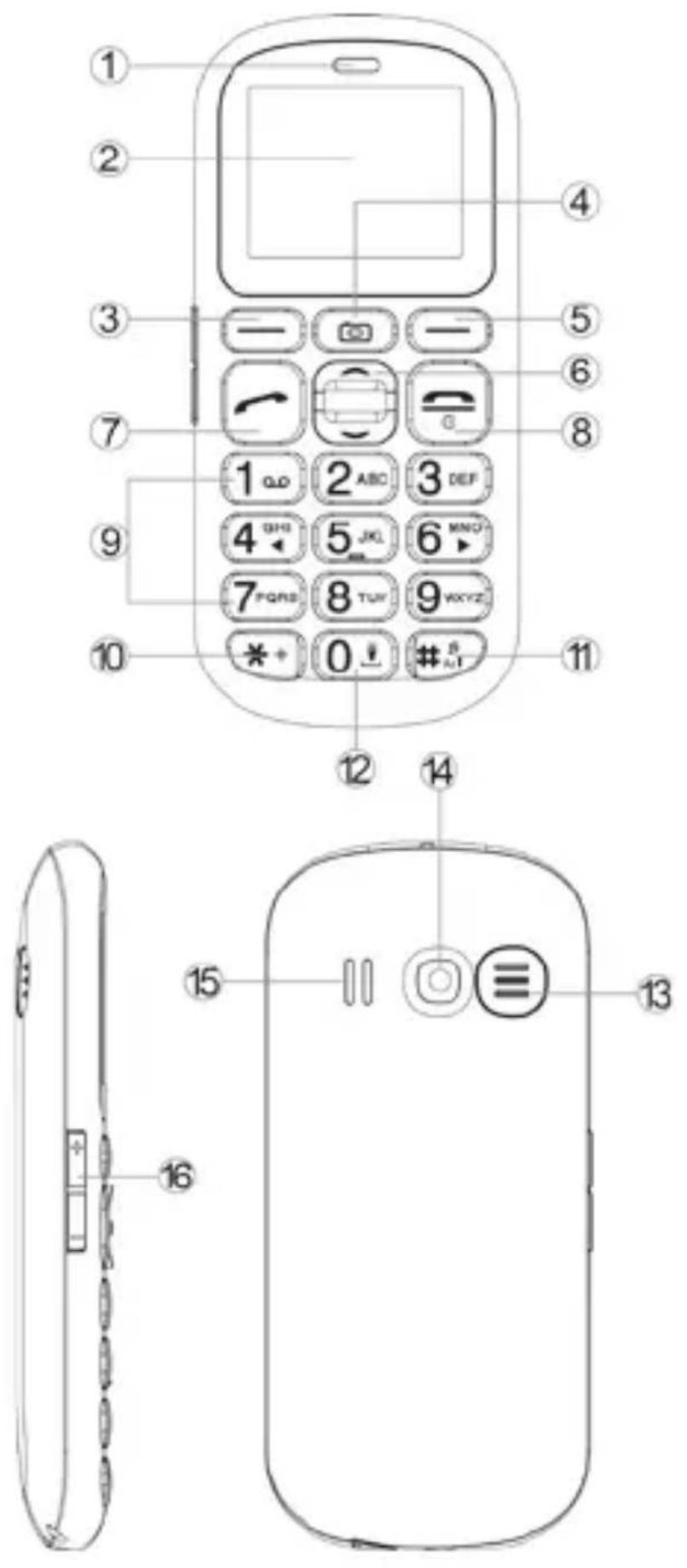 RCA RLTP169B - Description du téléphone Mode veille - 1