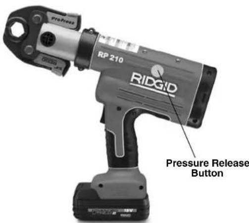 RIDGID RP 210 - Pressing A Fitting With Typical Actuator And Press Ring Set - 3