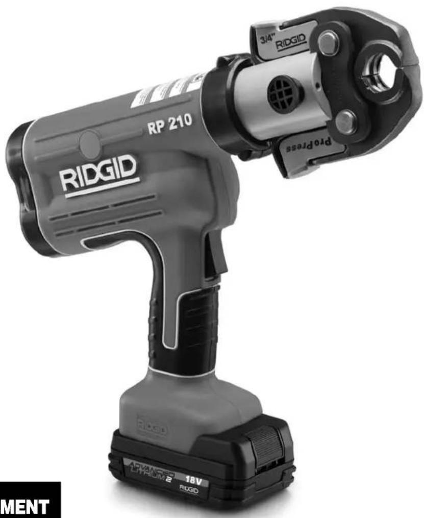 RIDGID RP 210 - Sertisseuse - 1