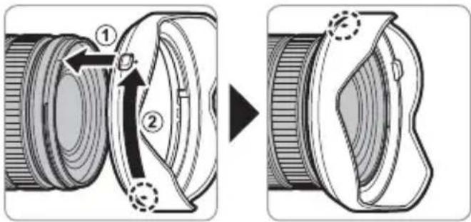 FUJIFILM GF2035mmF4 R WR - Anbringender Sonnenblende - 1