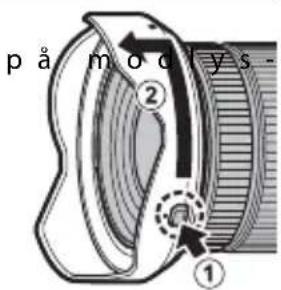 FUJIFILM GF2035mmF4 R WR - Fjernelse af modlysblænden - 1