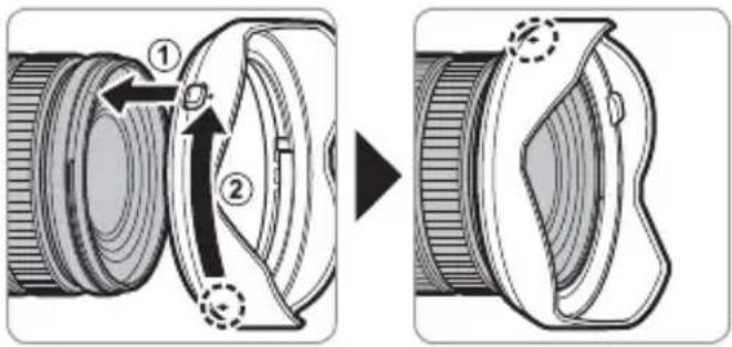 FUJIFILM GF2035mmF4 R WR - Podłuczanie oslony przyciwslonecznej - 1