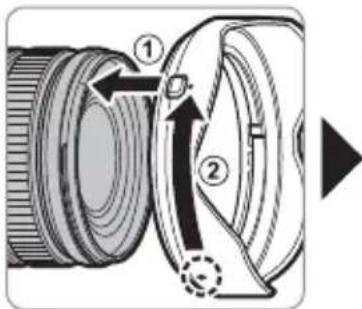 FUJIFILM GF2035mmF4 R WR - Montera motljusskyddet - 1