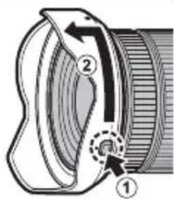 FUJIFILM GF2035mmF4 R WR - Ta av motljusskyddet - 1