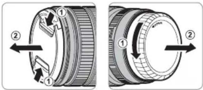 FUJIFILM GF2035mmF4 R WR - Fjerning av dekselet - 1
