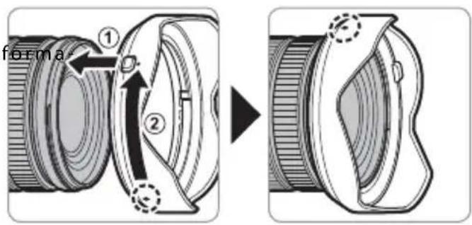 FUJIFILM GF2035mmF4 R WR - Colocacion del parasol - 1