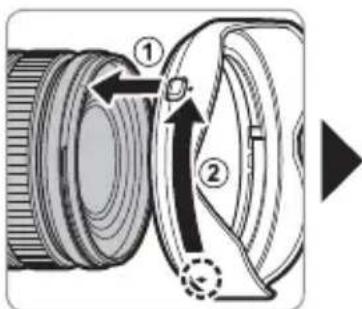 FUJIFILM GF2035mmF4 R WR - Vastavalosuojuksen kiinnittäminen - 1