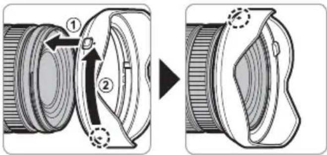 FUJIFILM GF2035mmF4 R WR - 安装遮光罩 - 1