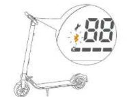 SEGWAY Ninebot KickScooter E22E - Power on the KickScooter. A blinking Bluetooth icon indicates the KickScooter is ready to connect. - 1