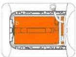 SEGWAY eScooter E125S - Place the battery (b) in the compartment. - 2