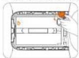 SEGWAY eScooter E125S - Connect the battery plug(s). \* The battery (a) means the first battery; (b) is for - 1