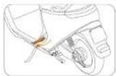 SEGWAY eScooter E125S - ⑦ Pillion footrest - 1