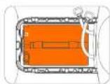 SEGWAY eScooter E125S - Place the battery (a) in. - 2
