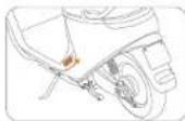 SEGWAY eScooter E125S - ⑦ Pillion footrest - 4