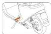 SEGWAY eScooter E125S - ⑰ Repose-pied passager - 1