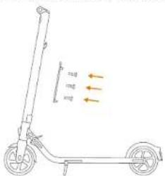 SEGWAY Ninebot KickScooter E25E - Installazione di un secondo pacco batteria (opzionale) ATTENZIONE:Usare solamente - 2