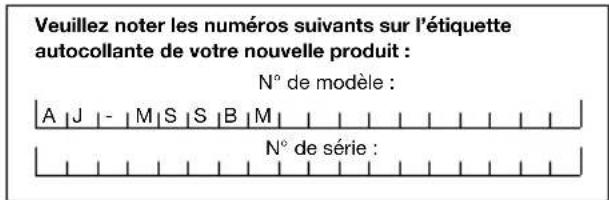 Aqua Joe SJIOMS16 - Numéros de modèle et de série - 1
