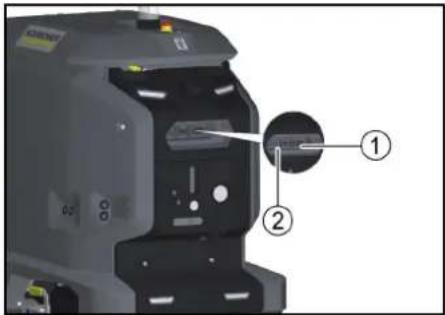 Kärcher KIRA B 50 - Încărcarea accumulatorului - 2
