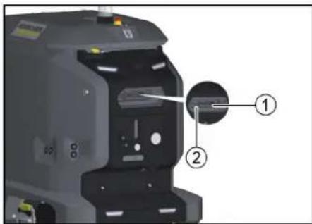 Kärcher KIRA B 50 - Charging the battery - 2