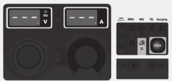 GYS Exagon 400 CCCV - MODE SELECTION AND SETTINGS - 1