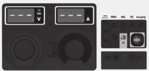 GYS Exagon 400 CCCV - KEUZE MODUS EN INSTELLINGEN - 1