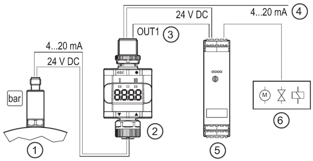 IFM DP2200 - Utilisation en tant qu'appareil autonome sans io-link - 1