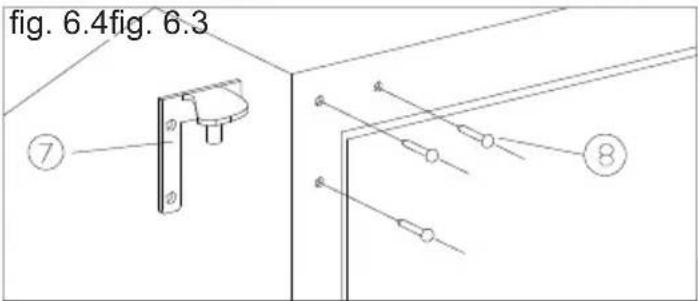 VESTFROST WFG 47 - Change of hinge side - 4