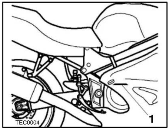 TRIUMPH TT600 (2000) - Numéro d'identification du véhicule (NIV) - 1